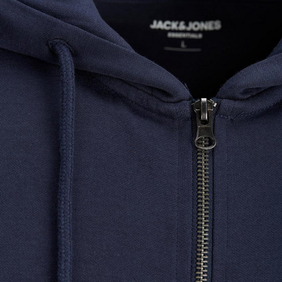 JACK & JONES Basic Zip Hood Felpa con Cappuccio  