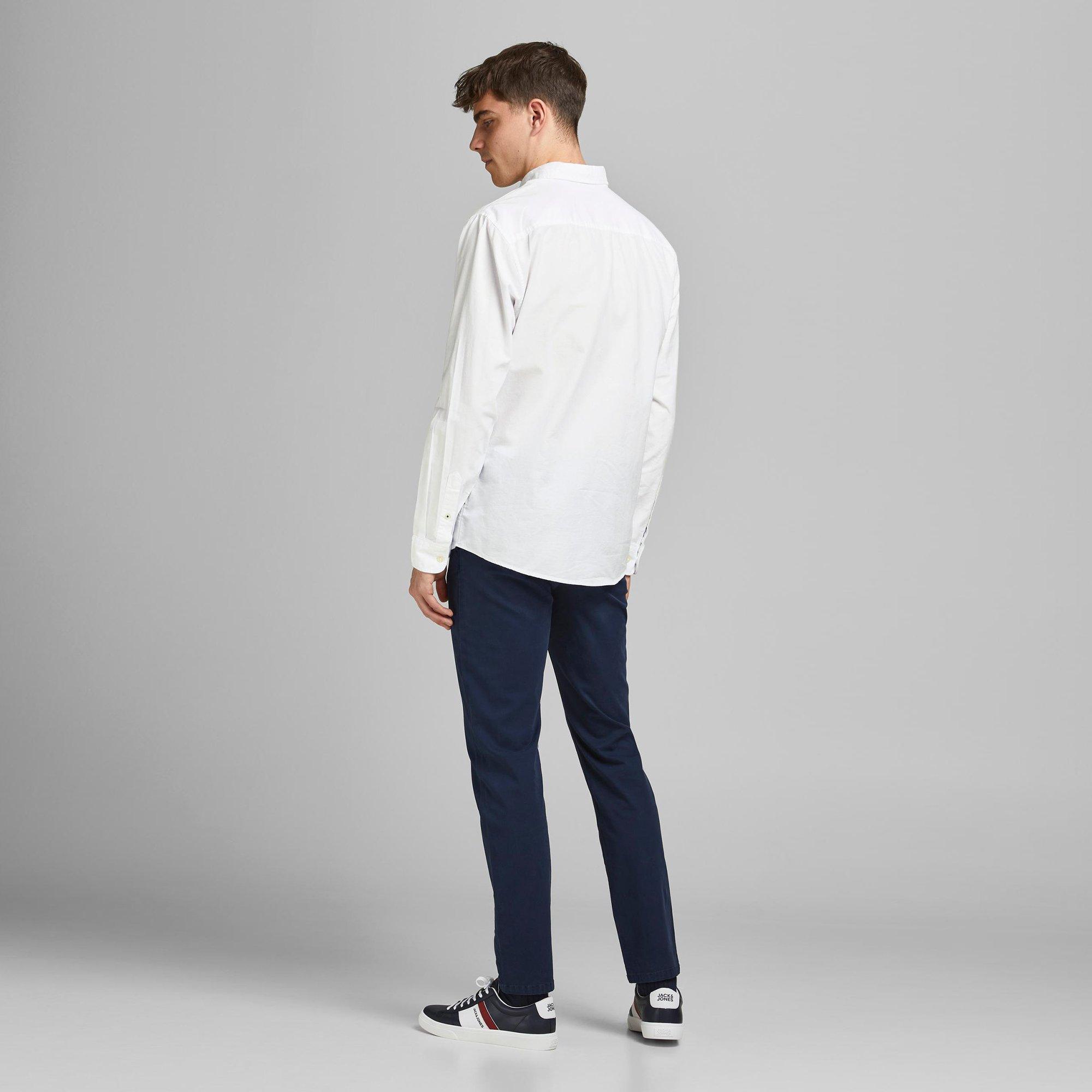 JACK & JONES JJEoxford Camicia Slim Fit Maniche Lunghe  
