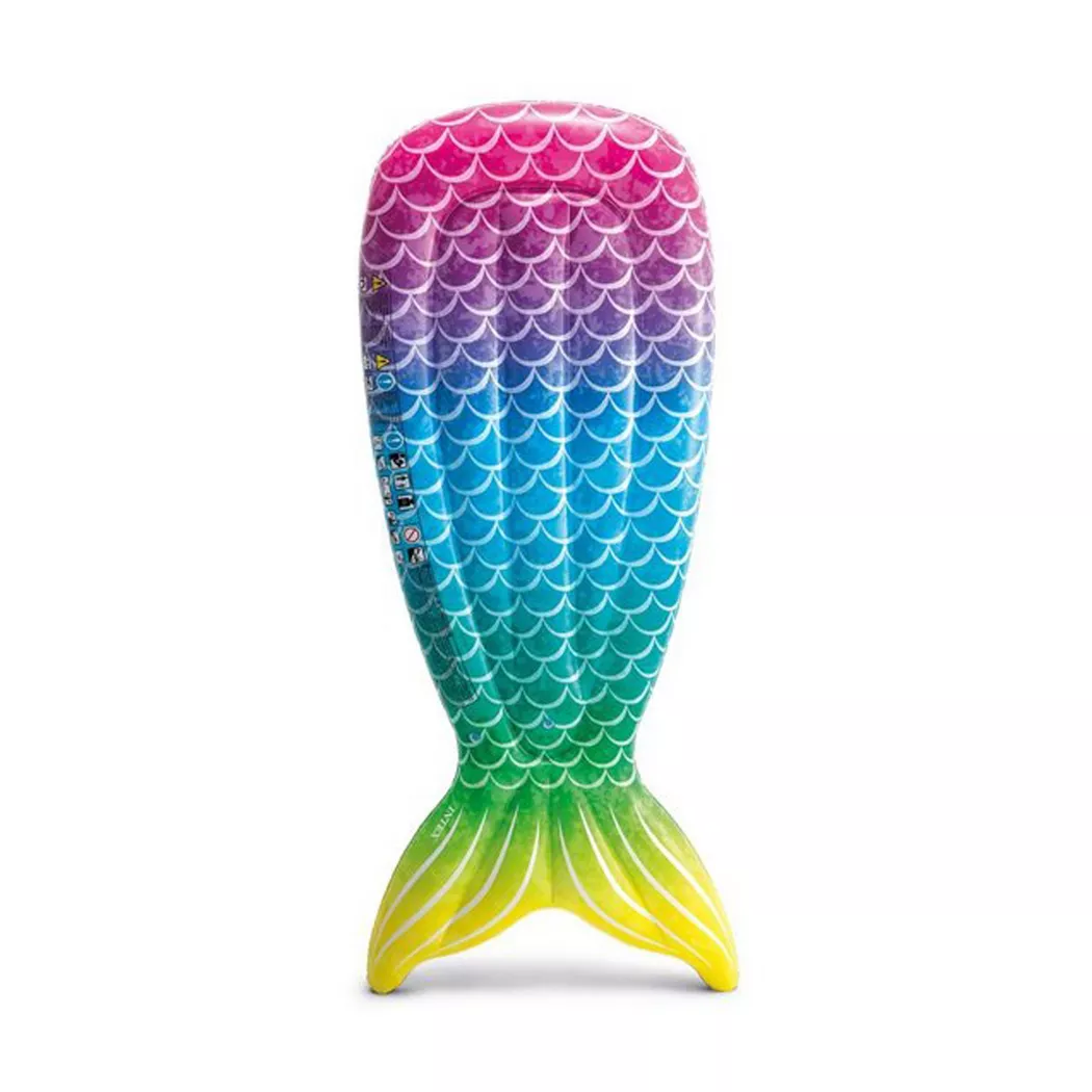 Intex - Luftmatratze, Mermaid Tail Float, 178X71X18CM, Multicolor