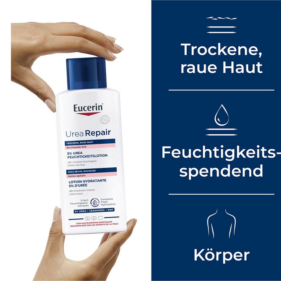 Eucerin Urea Repair Urea Feuchtigkeitslotion mit beruhigendem Duft 
