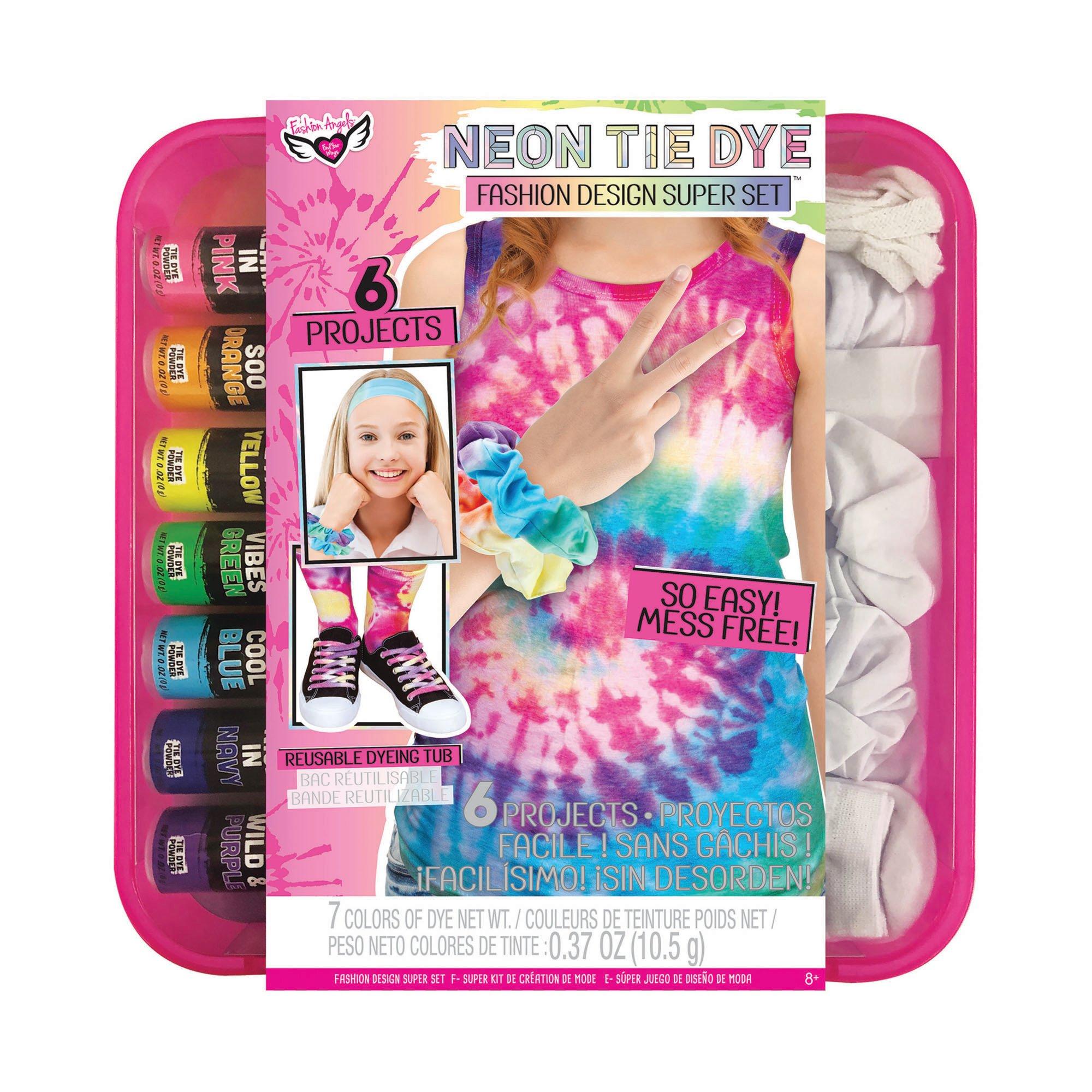 Image of Neon Tie Dye Fashion Multicolor