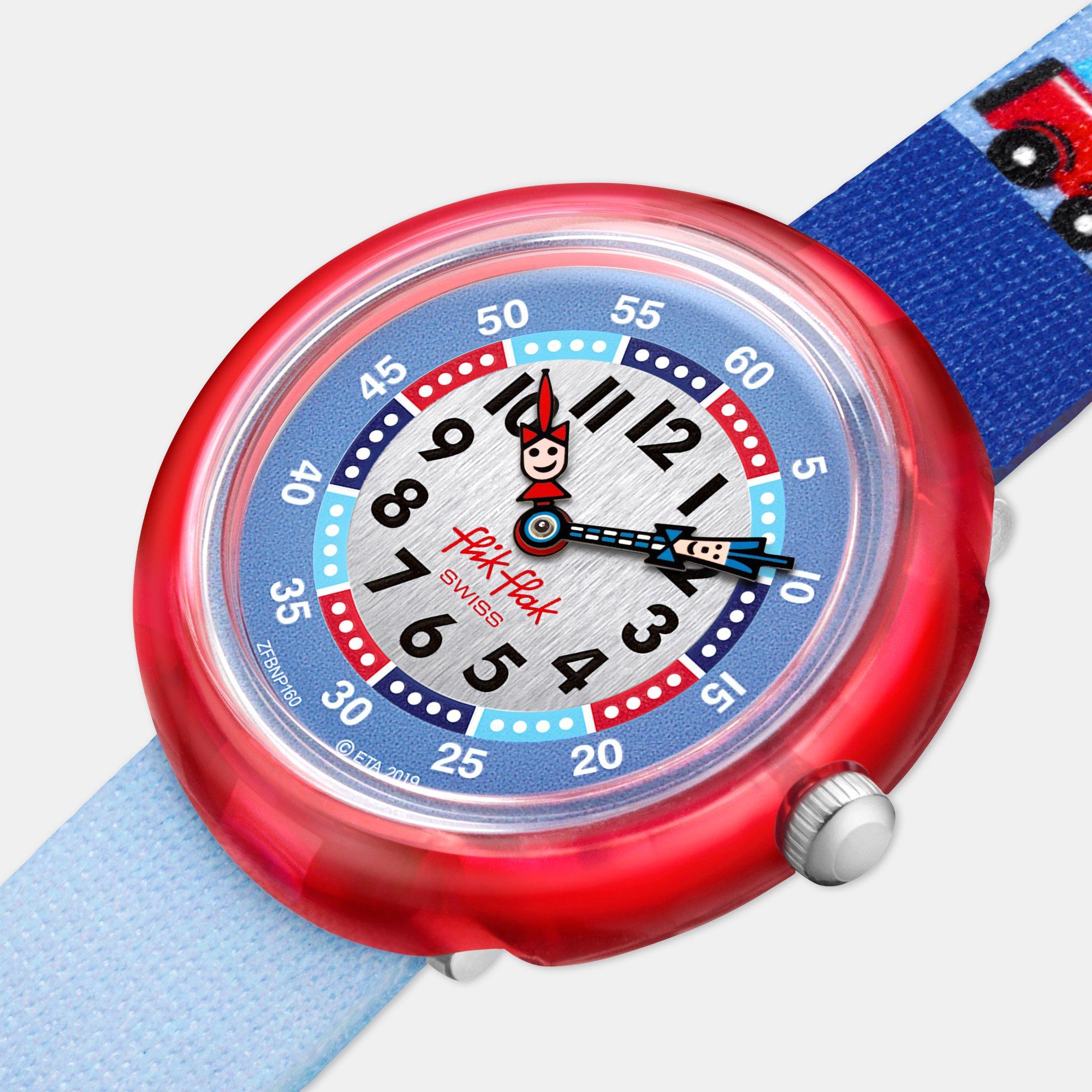 flik-flak FIRESTRUCK Horloge analogique 