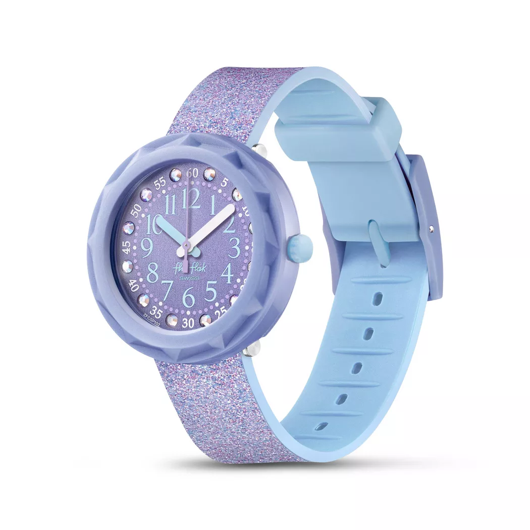 flik-flak - Analoguhr, Lilaxus, 36mm, Violett