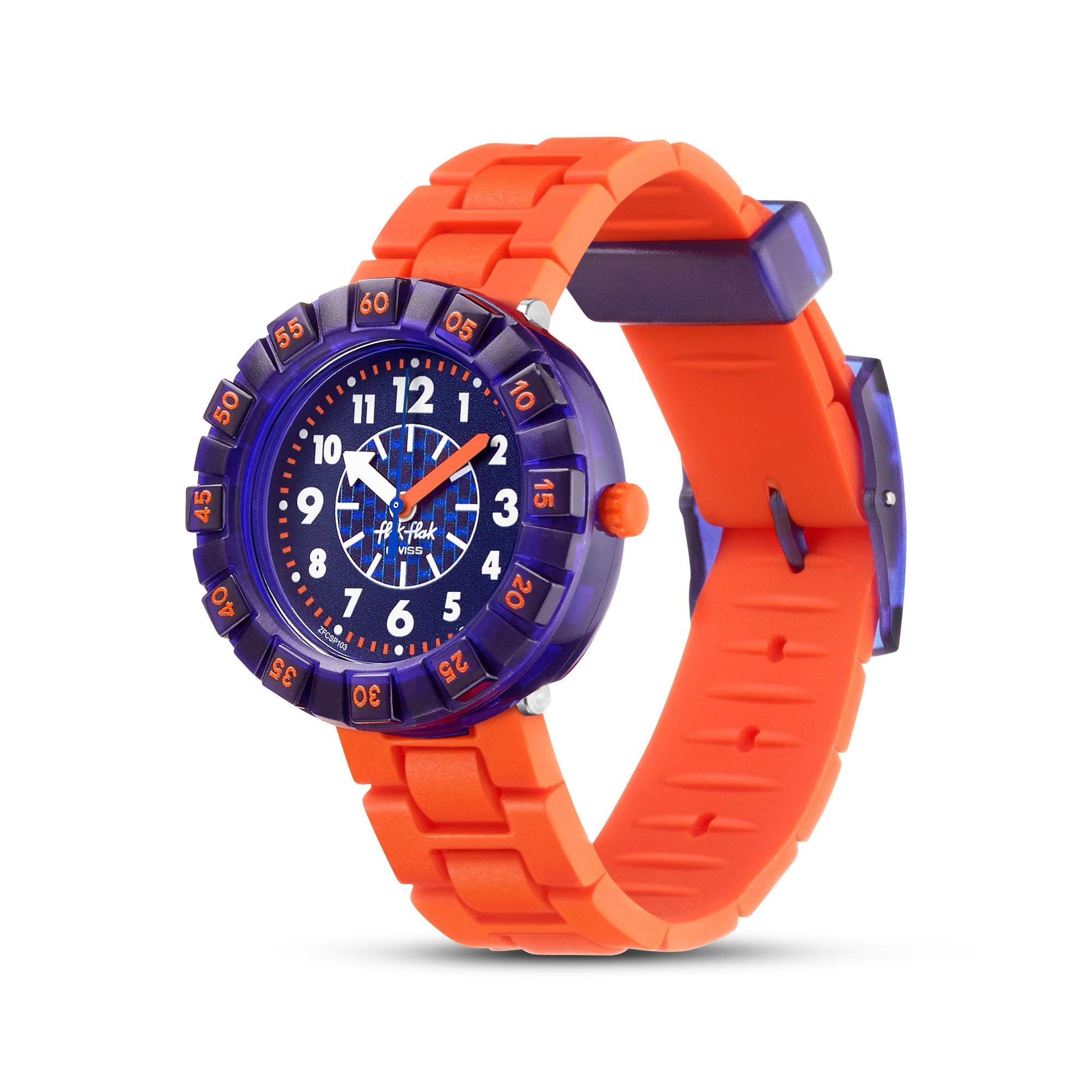 flik-flak ORANGEBRICK Orologio analogico 