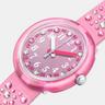 flik-flak MILLEFEUX Horloge analogique Pink