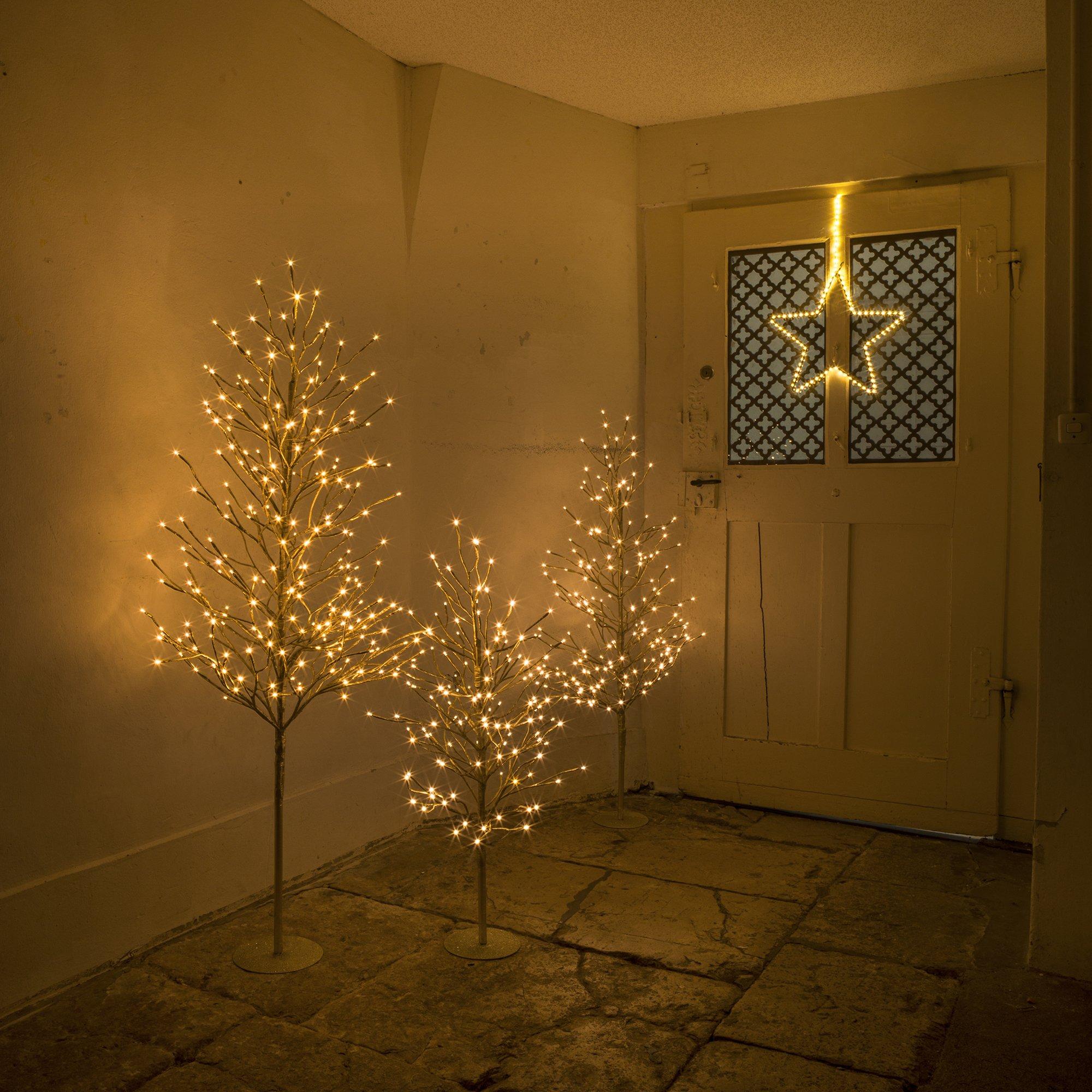 STT Lichtobjekt LED Gold Tree 