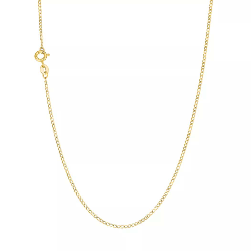 Amor - Halskette, Halsschmuck, 45cm, Gelbgold