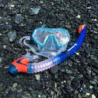 SCHILDKRÖT  Junior Snorkel Set Barbados, Set Di 2 Pezzi Con Occhiali E Boccaglio 