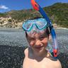 SCHILDKRÖT  Junior Snorkel Set Barbados, Set Di 2 Pezzi Con Occhiali E Boccaglio 