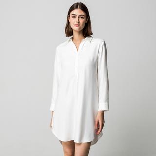 Manor Woman Langarm Gestreiftes Nachthemd  