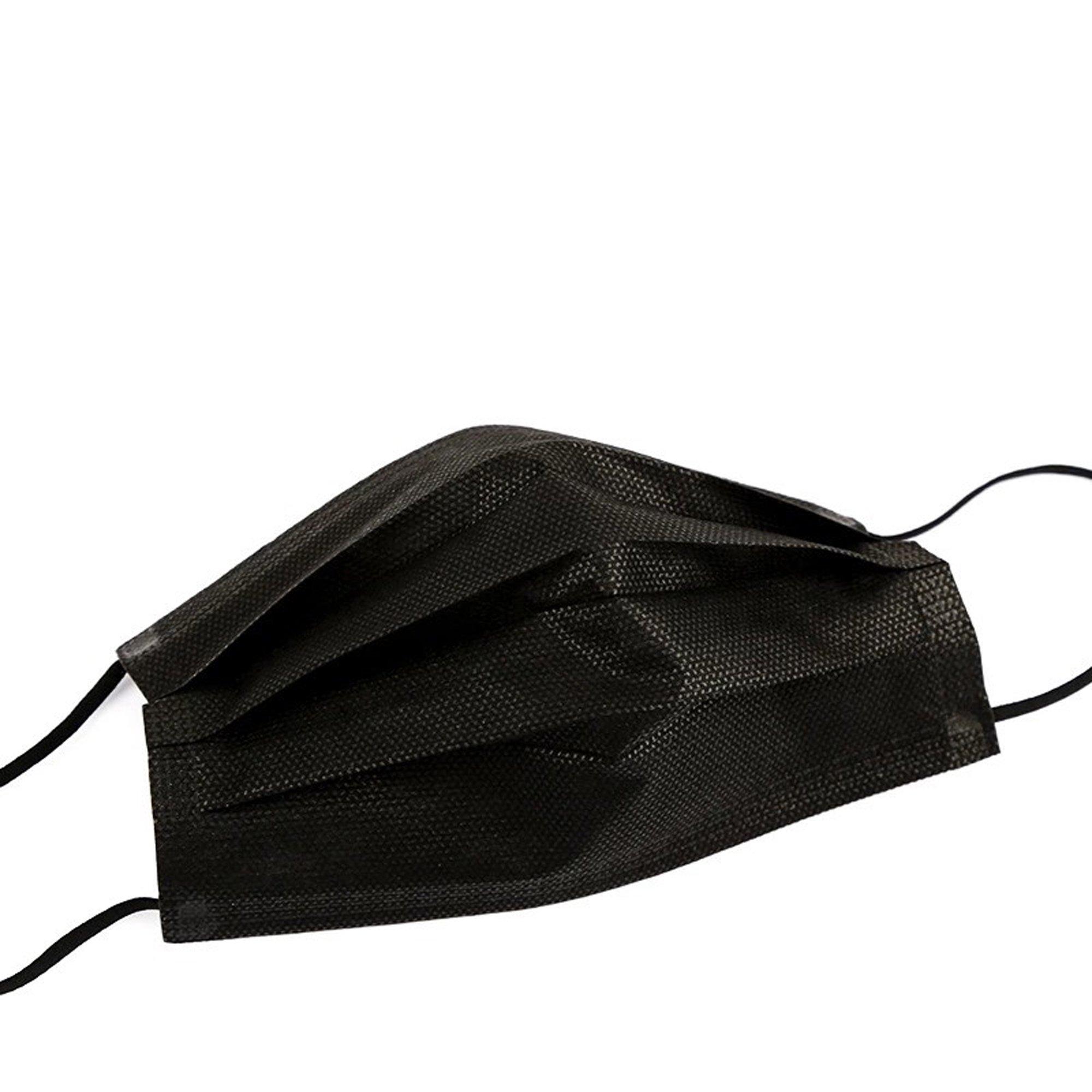 Image of Osiris Black Mask Hygienemaske 3-Lagig, Mundschutzmasken, 50 Stück - 50 Stück