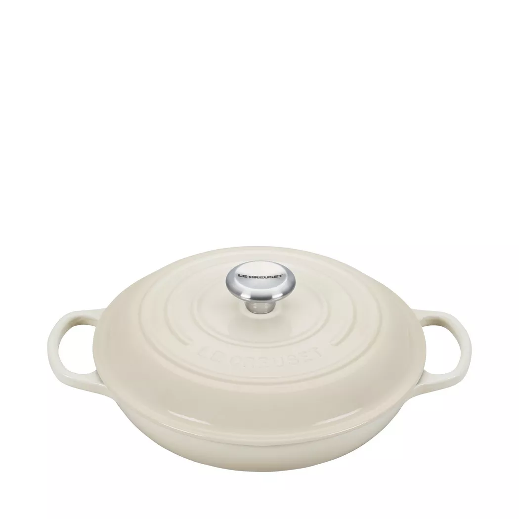 Le Creuset Signature Meringue Cast Iron 30cm Shallow Casserole