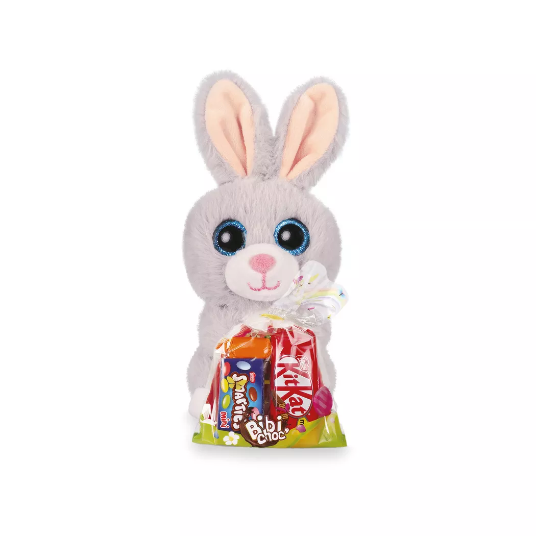 Bibi Choc - Bibichoc Plueschhase Tic Tac Toc Ass. 59g, Easter, 59G