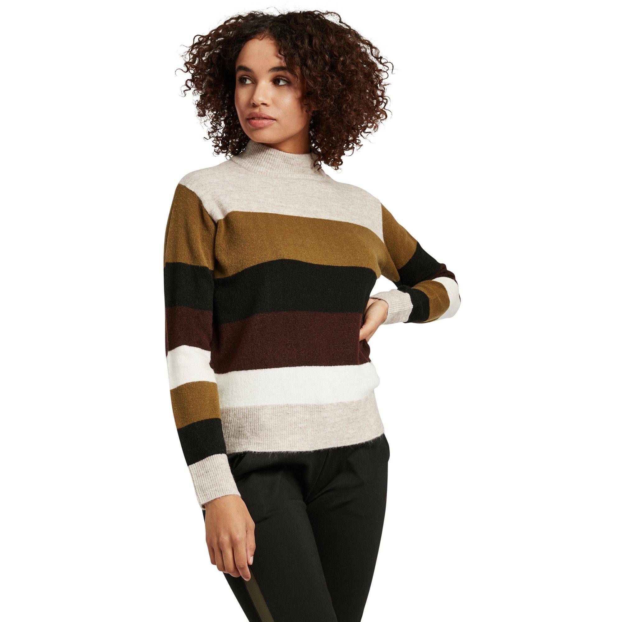 Image of Pullover, Rundhals, Langarm Damen Multicolor 42