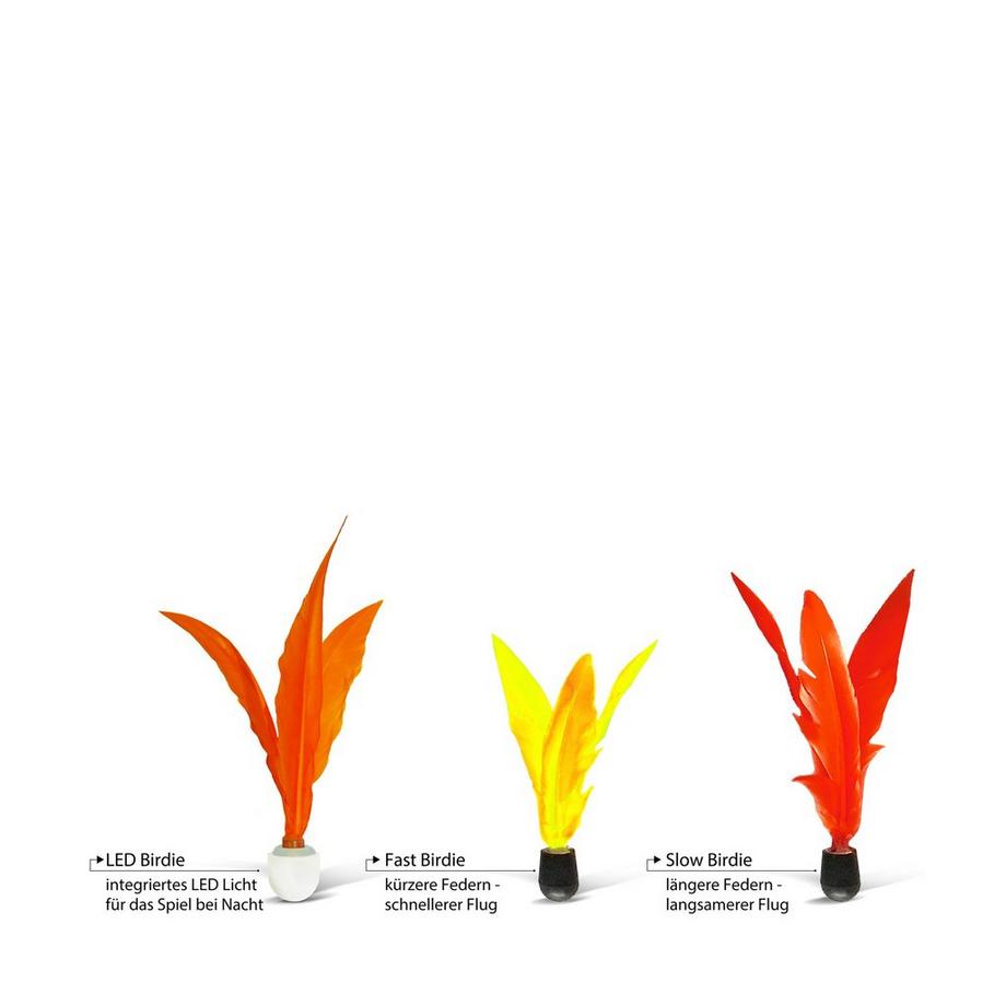 SCHILDKRÖT Jazzminton Birdies (sfere di ricambio) Jazzminton Birdies 