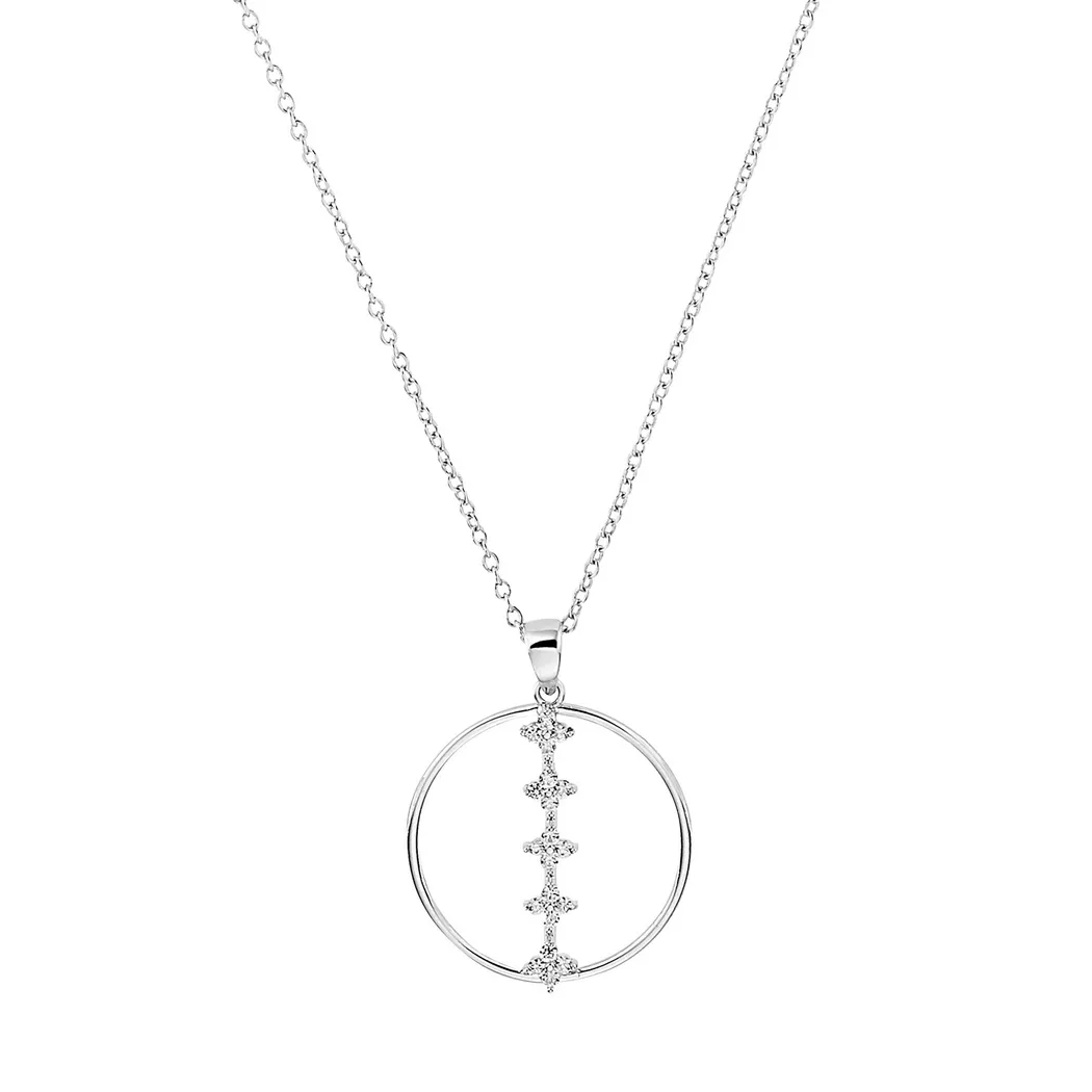 Amor - Schmuckset, 42+3CM, Silber