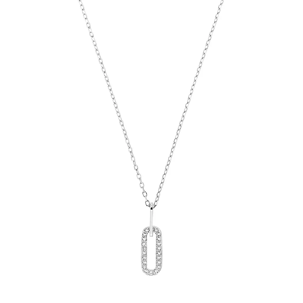 Amor - Schmuckset, 42+3CM, Silber 2