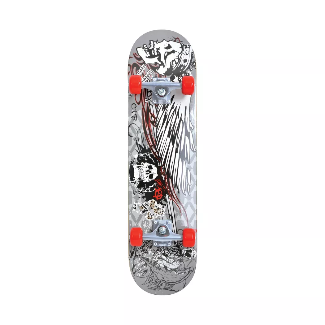 Schildkröt - Skateboard Kicker 31Phantom, Skateboard, Grau, One Size