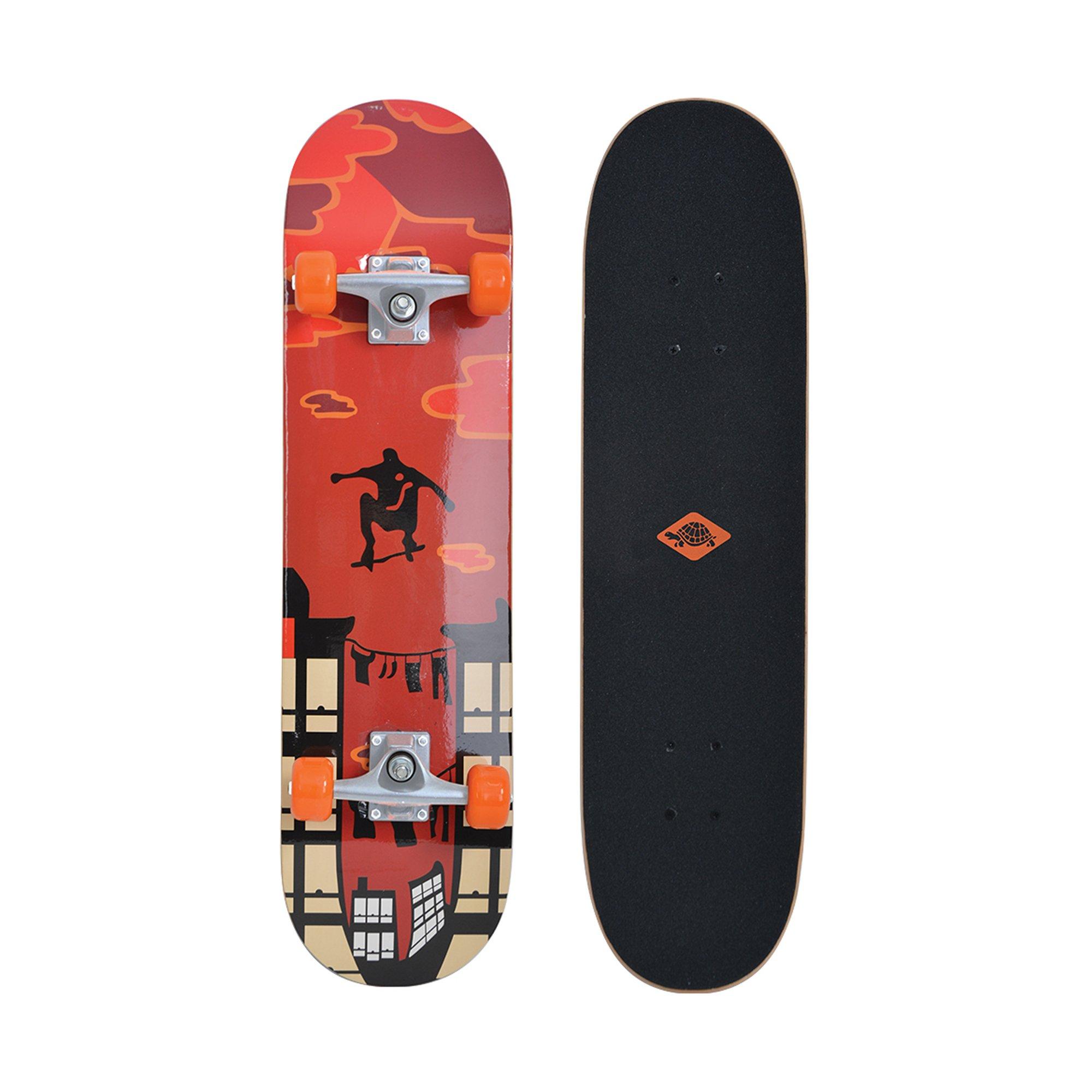 Image of Skateboard Unisex Orange ONE SIZE