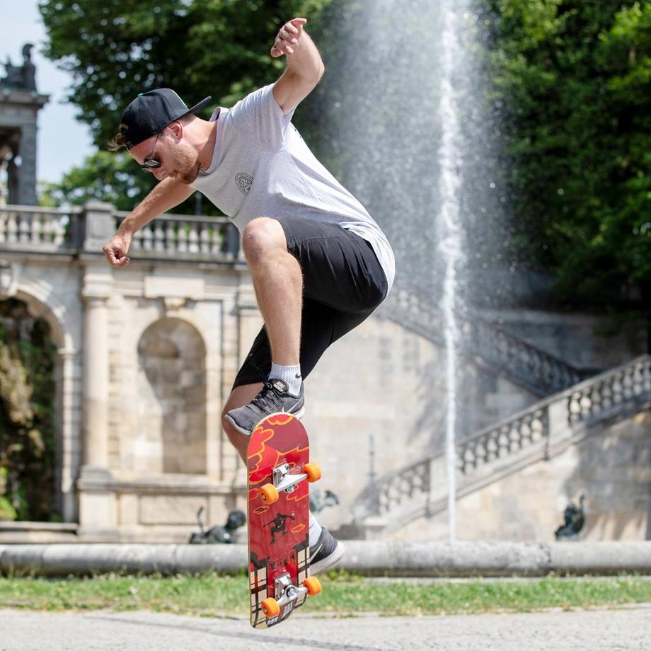 SCHILDKRÖT Skateboard Kicker 31Red Parkou Skateboard 
