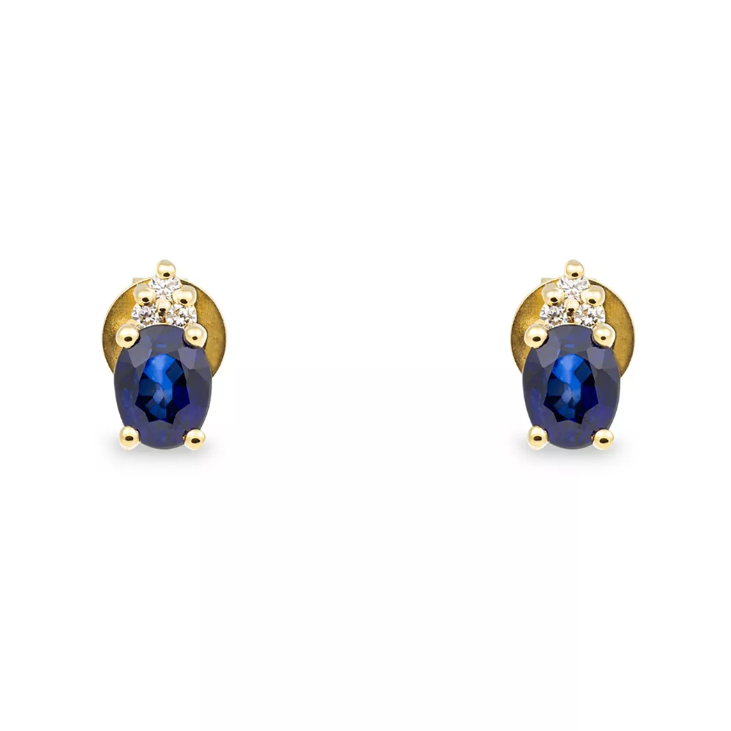 ZEN DIAMOND - Ohrringe, One Size, Gelbgold