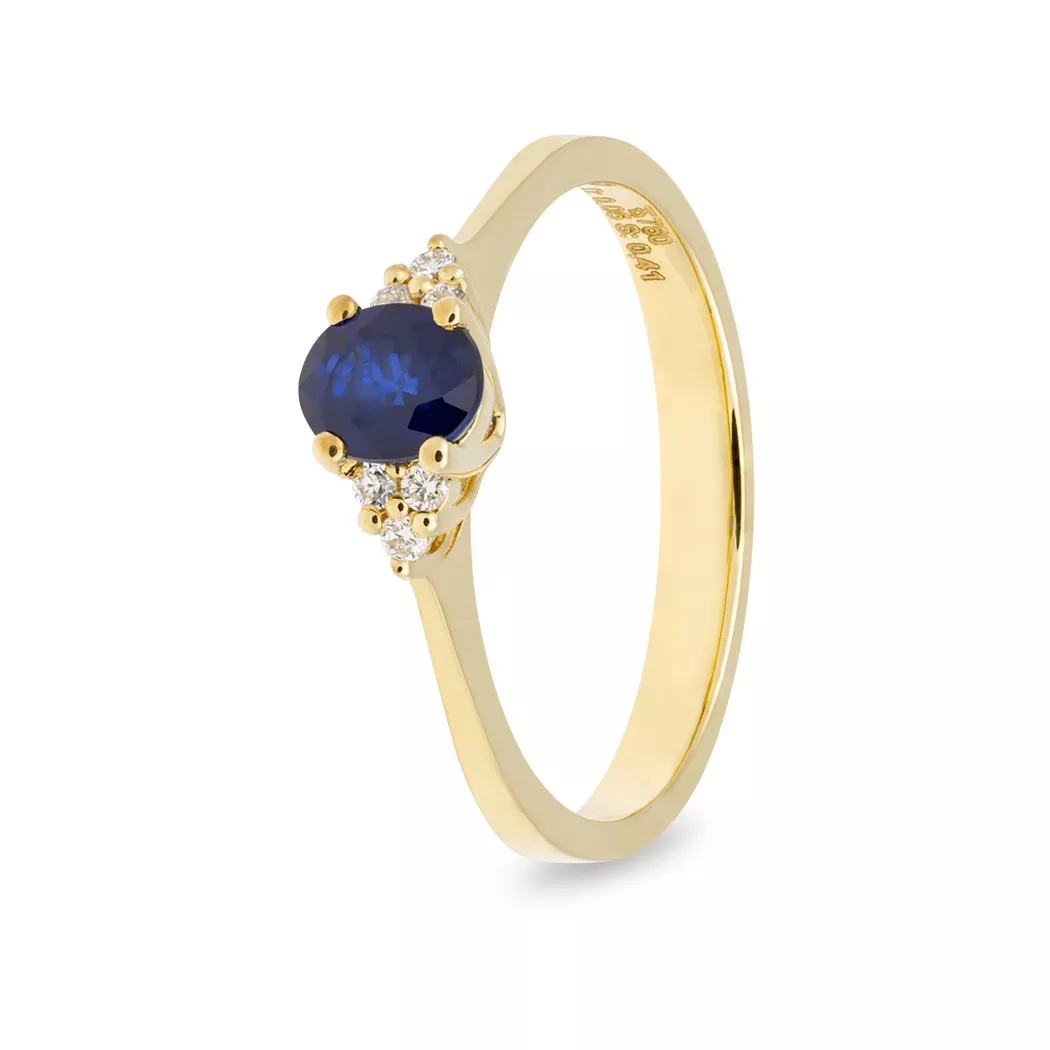 ZEN DIAMOND - Ring, 54, Gelbgold 5