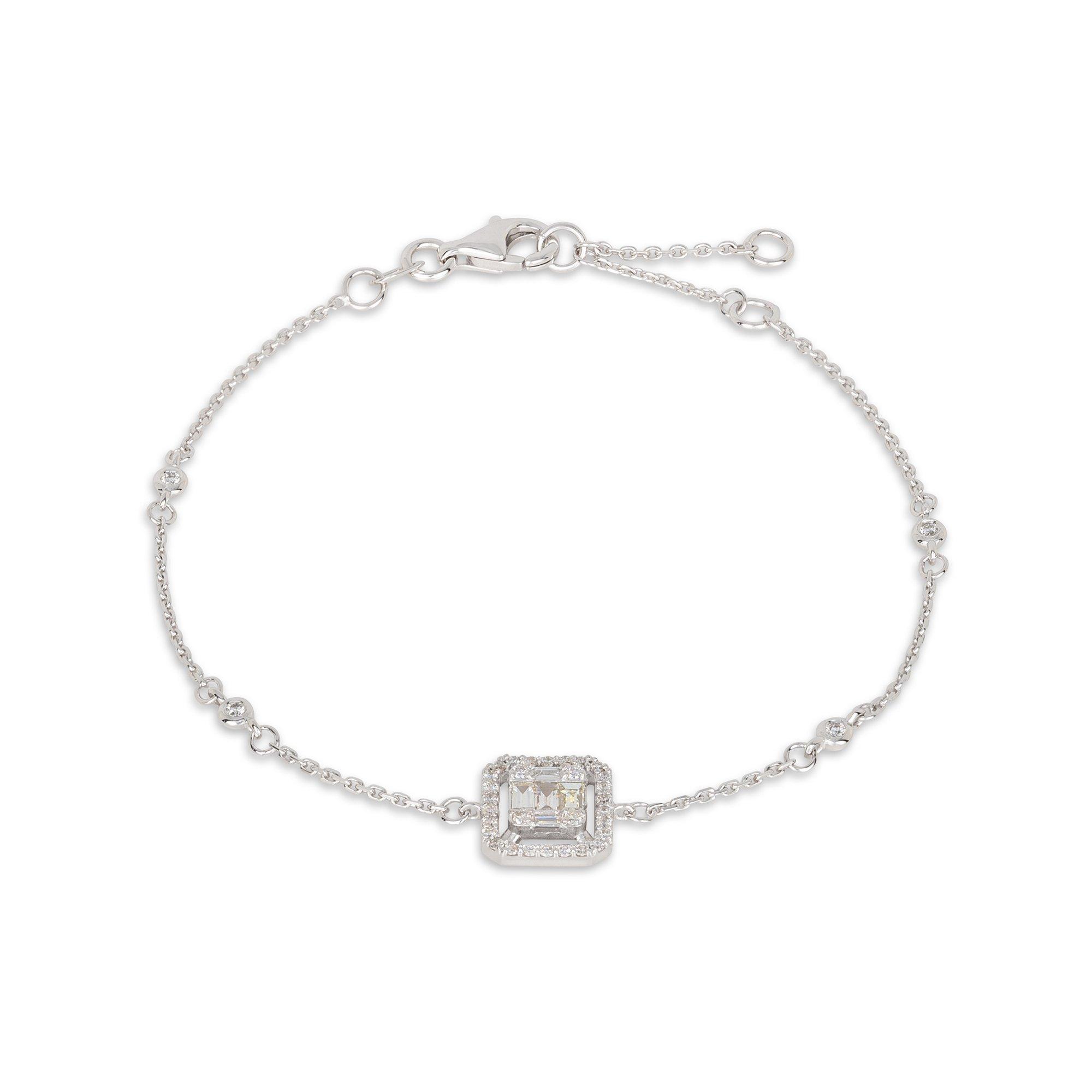 Image of ZEN DIAMOND Armband Damen Weissgold 57