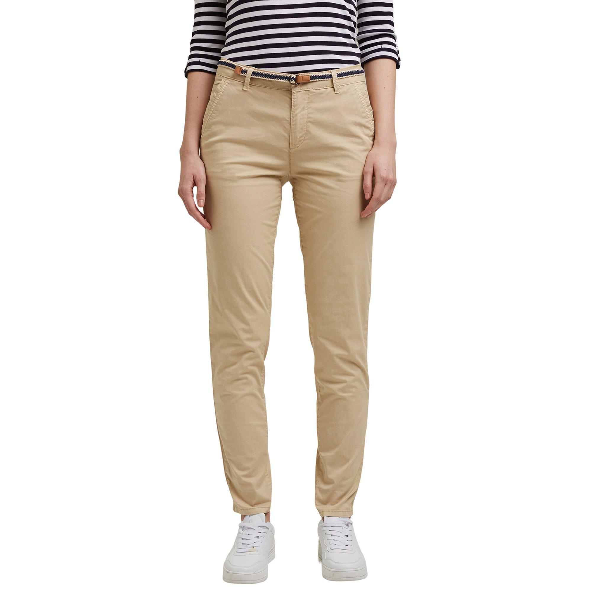 Image of Chinohose, Regular Fit Damen Creme 44