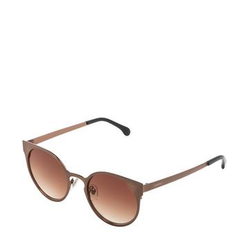 Occhiali da sole rotondi con custodia