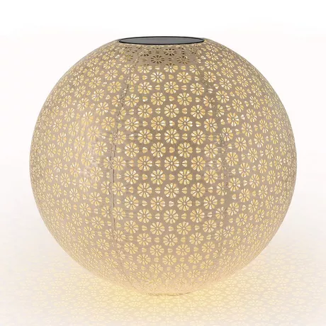 STT Objet lumineux solaire  Brun