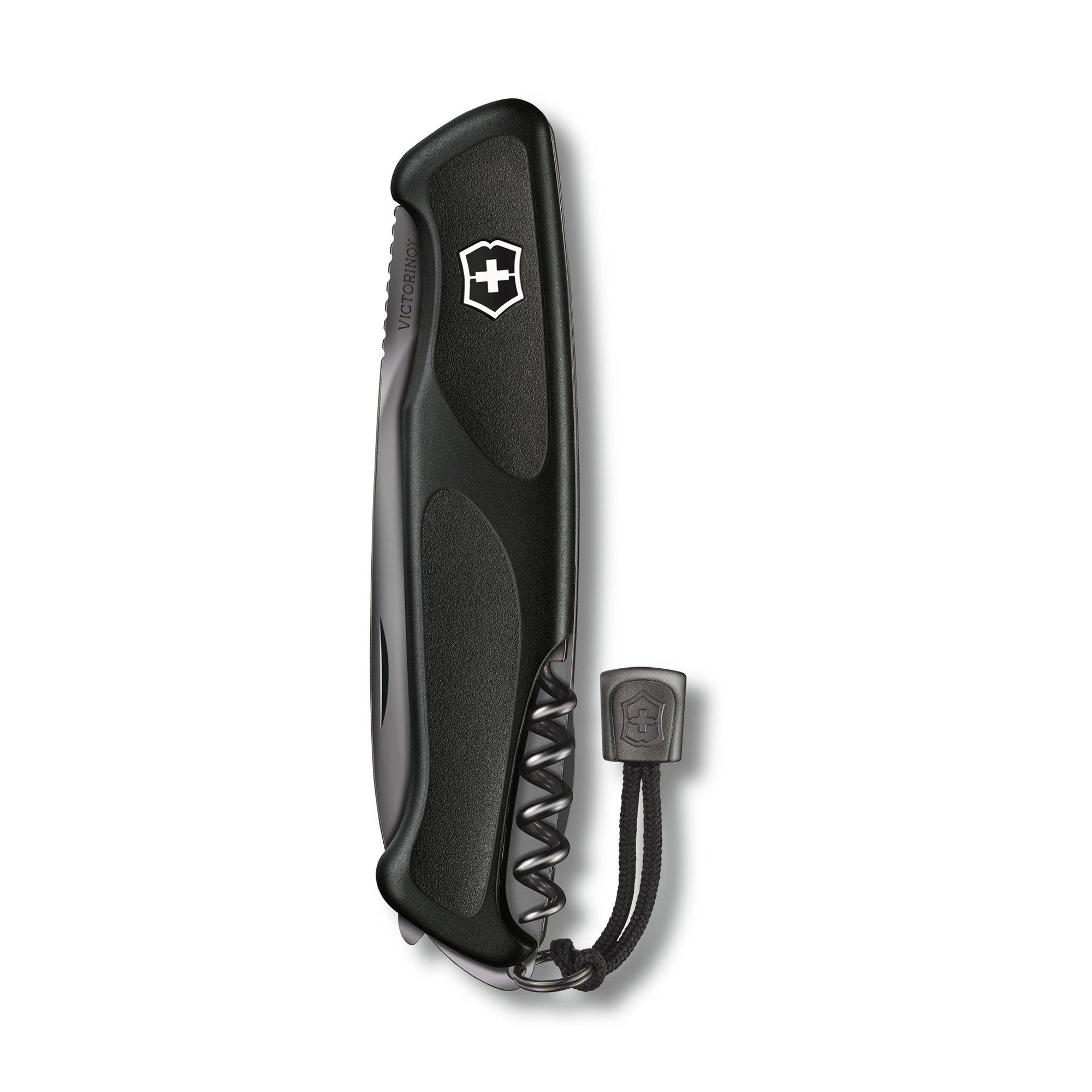 VICTORINOX Coltello da tasca con 24 funzioni Ranger Grip 55 Onyx Black 