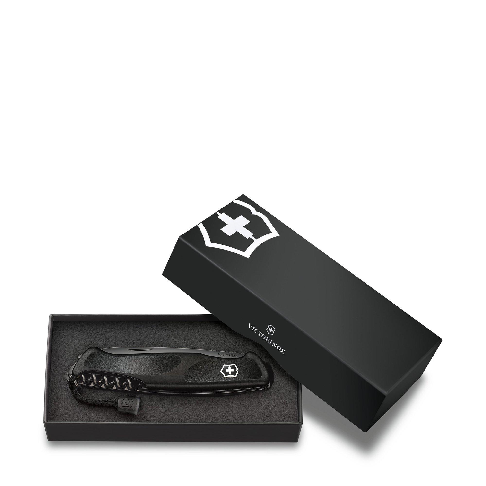 VICTORINOX Couteau suisse à 24 fonctions Ranger Grip 55 Onyx Black 