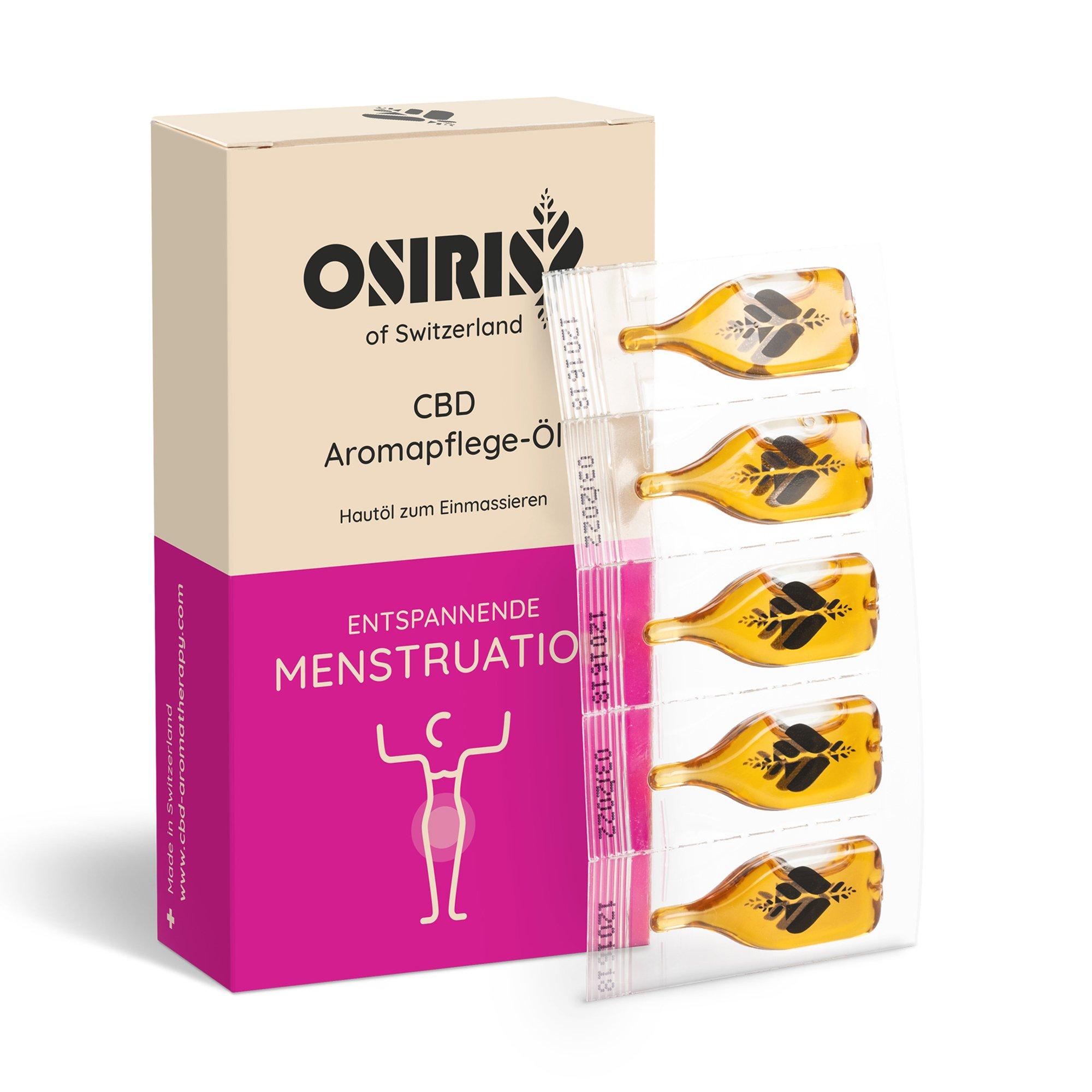 Osiris  CBD Aromapflege-Öl Entspannende Menstruation 