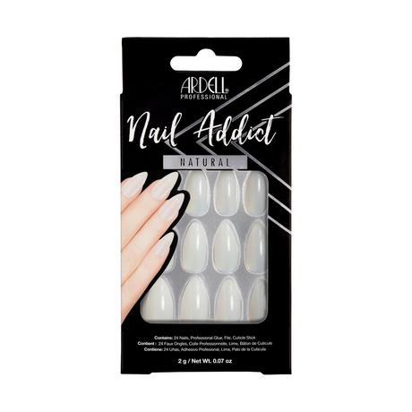 ARDELL DUO Adhesive Nail Addict Natural Stiletto, Unghie Artificiali 