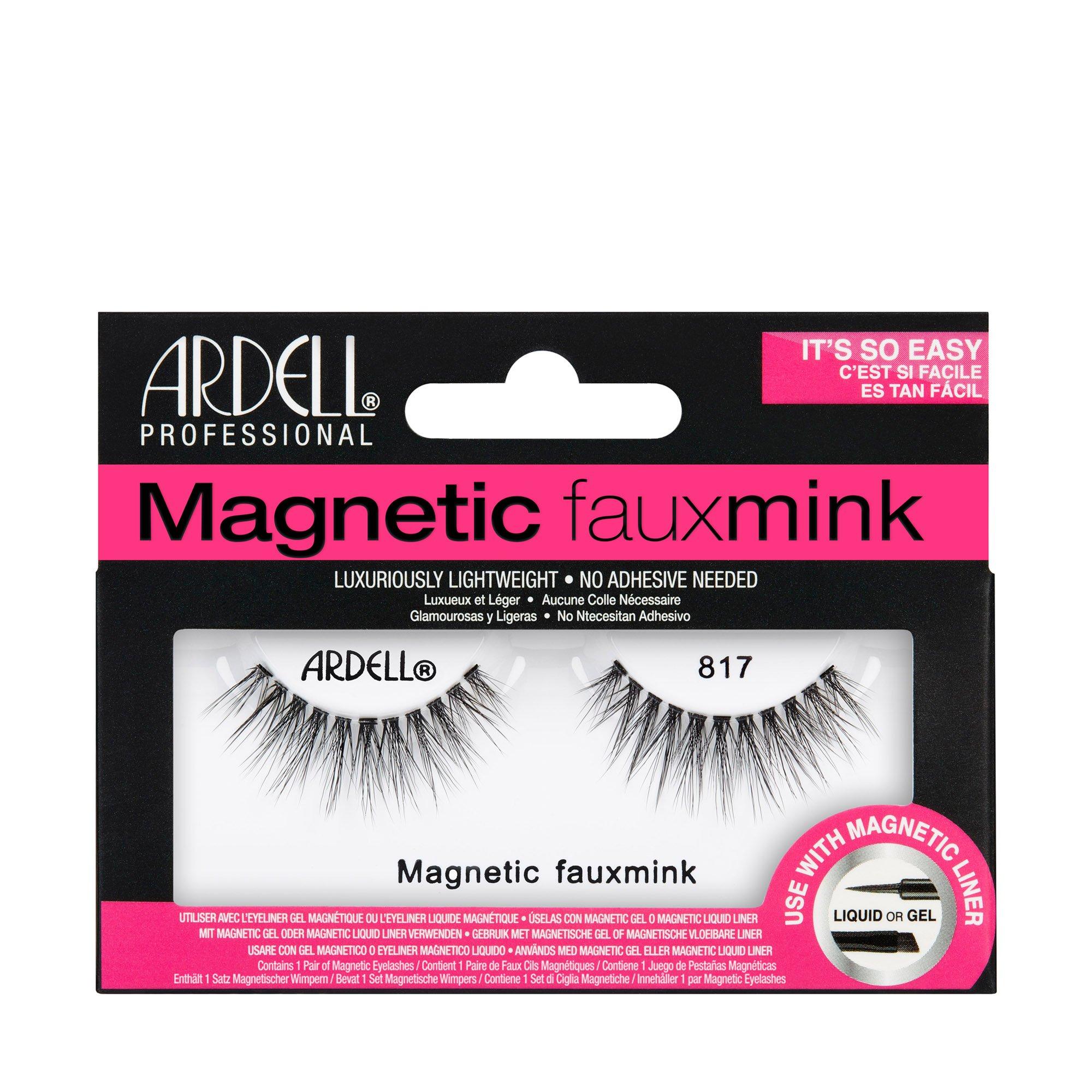 Image of Magnetic Faux Mink 817, Künstliche Wimpern Damen Black Set
