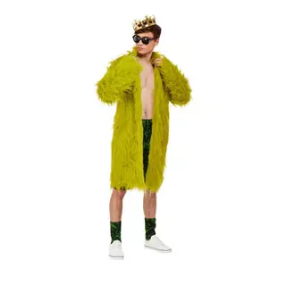 smiffys  Cannabis King, Kostüm für Erwachsene Grün 1