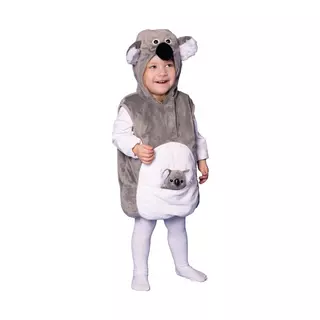 NA  Kostüm für Kinder, Koala mit Babykoala Grau 1