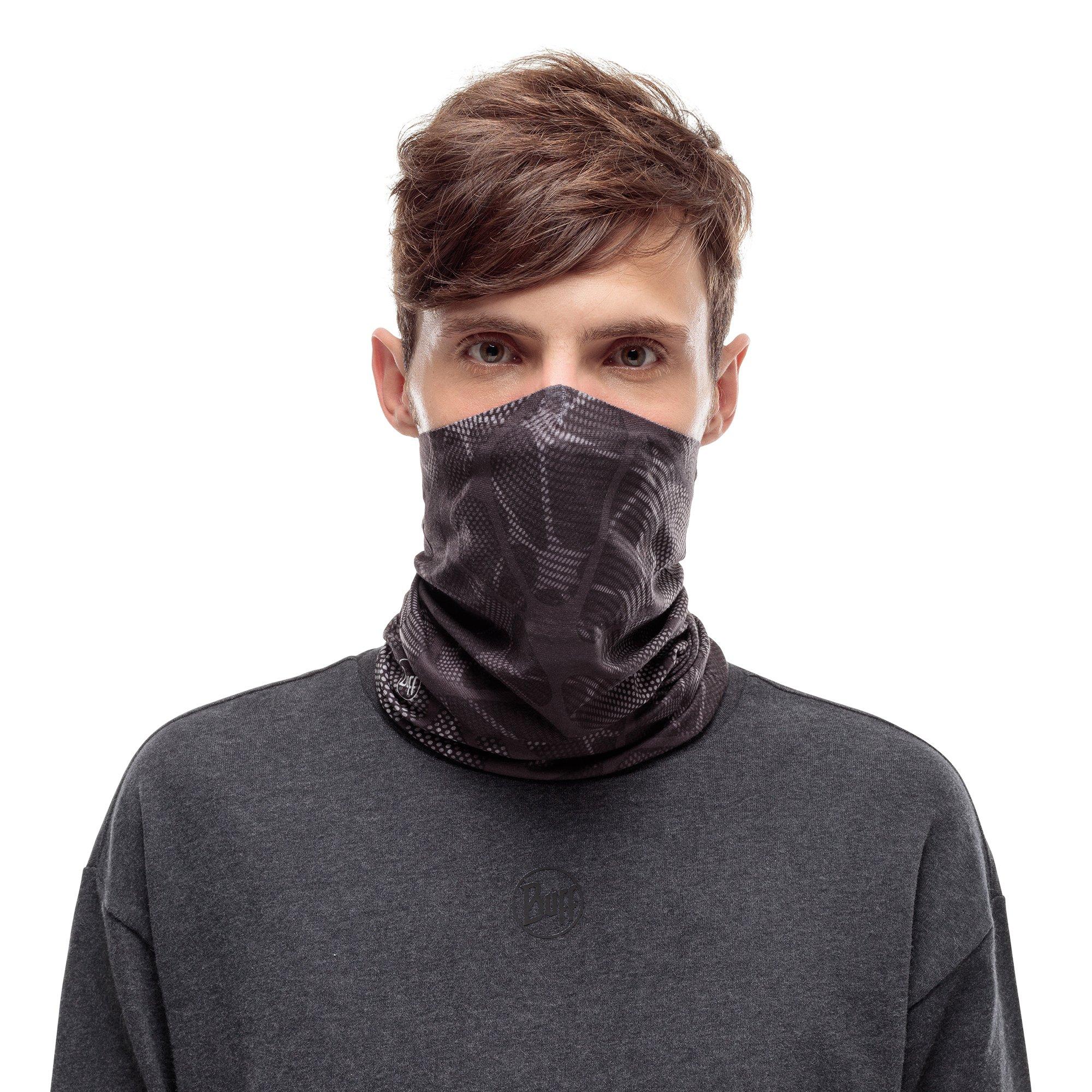 Buff Filter Maske
 Masque en tissu Noir Imprimé