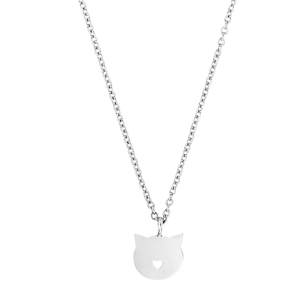 Kette mit Anhänger AMOR "Herz mit Infinity/Unendlichkeitsschleife", rosa (silberfarben, roségoldfarben), Halsketten, Damen, Silber 925 (Sterlingsilber), L: 45 7