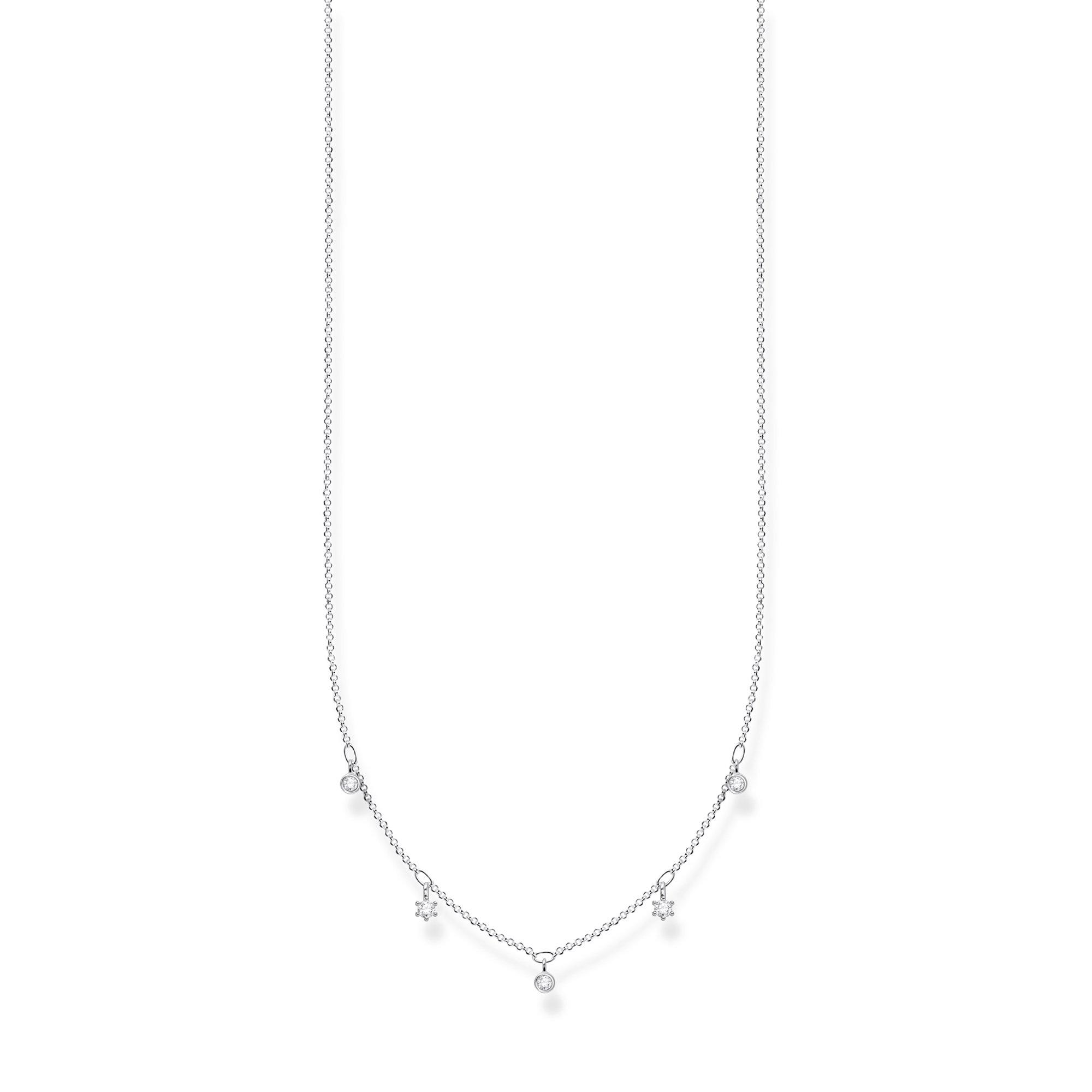 Image of Halsschmuck Damen Weiss 45cm