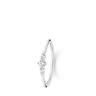 Thomas Sabo Jewellery - Charm Club - Charm Anello con pietra Bianco