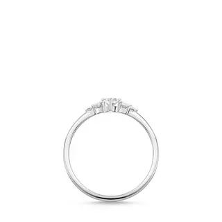 Thomas Sabo Jewellery - Charm Club - Charm Anello con pietra Bianco