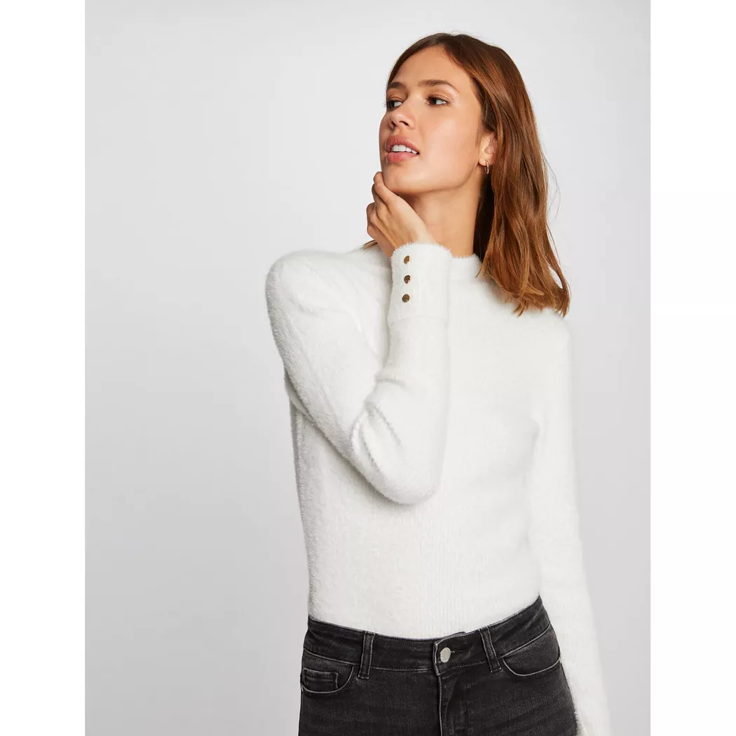 Morgan - Pullover, Rollkragen, für Damen, Ecru, Größe XS