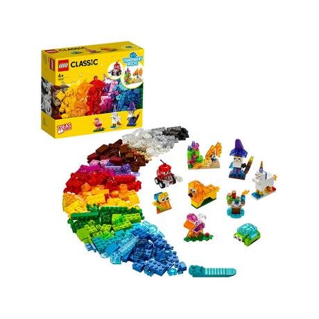 LEGO  11013 Kreativ-Bauset mit durchsichtigen Steinen 