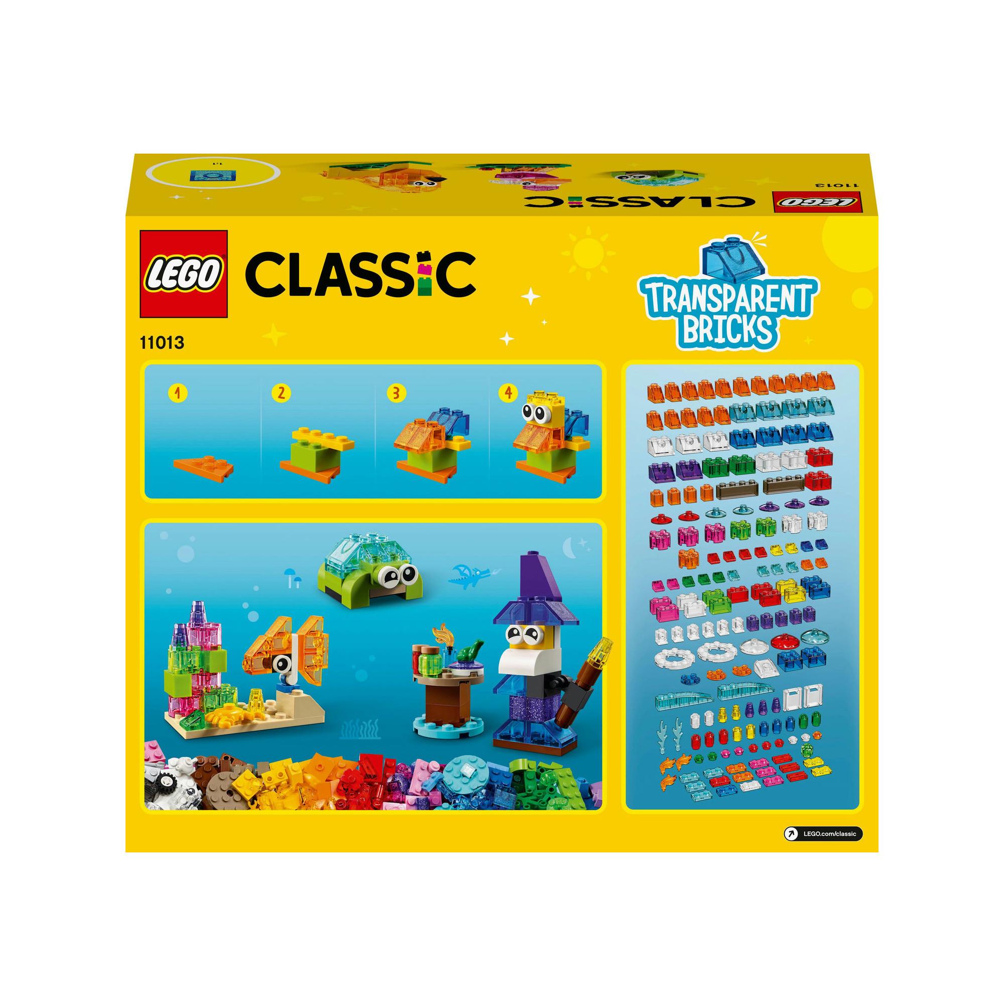 LEGO®  11013 Kreativ-Bauset mit durchsichtigen Steinen 