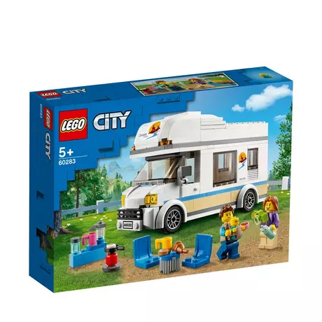 LEGO City 60283 - Great Vehicles Le Camping-Car de Vacances, Jouet
