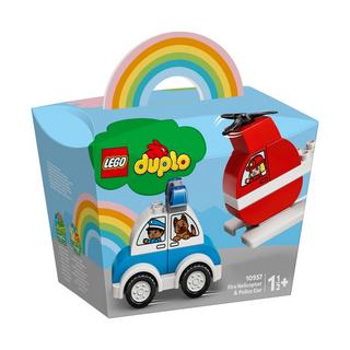 LEGO®  10957 L'hélicoptère des pompiers et la voiture de police 