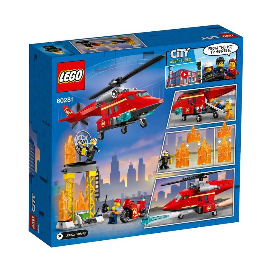 LEGO®  60281 L’hélicoptère de secours des pompiers 