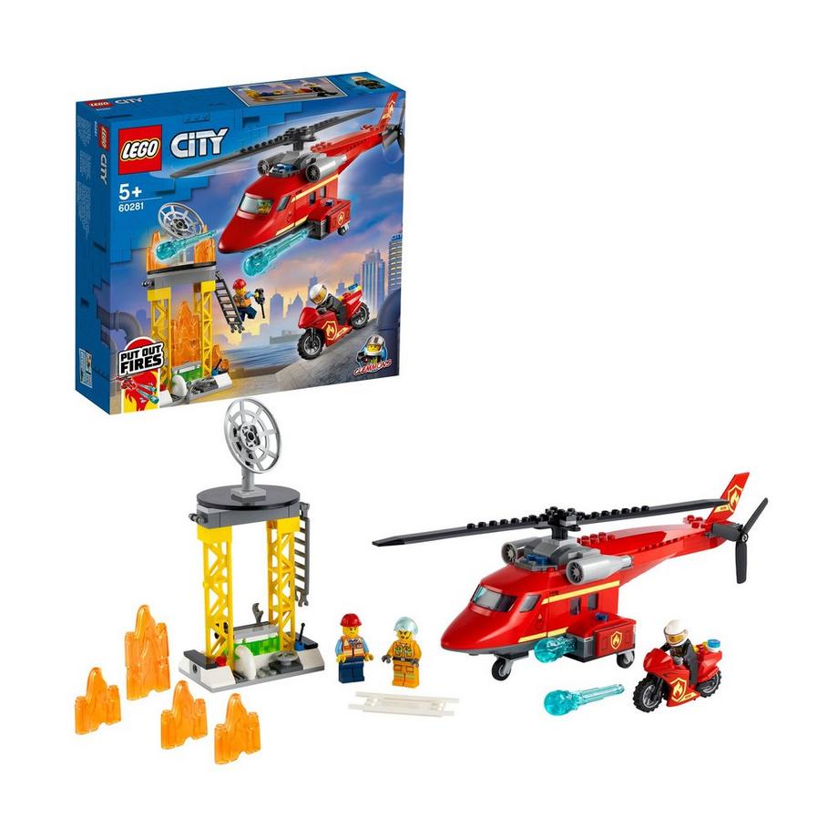 LEGO®  60281 L’hélicoptère de secours des pompiers 