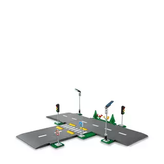 LEGO 60304 - Route Plaque - Intersection à assembler - Set City